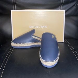 MICHAEL Michael Kors Navy Emilia Slide